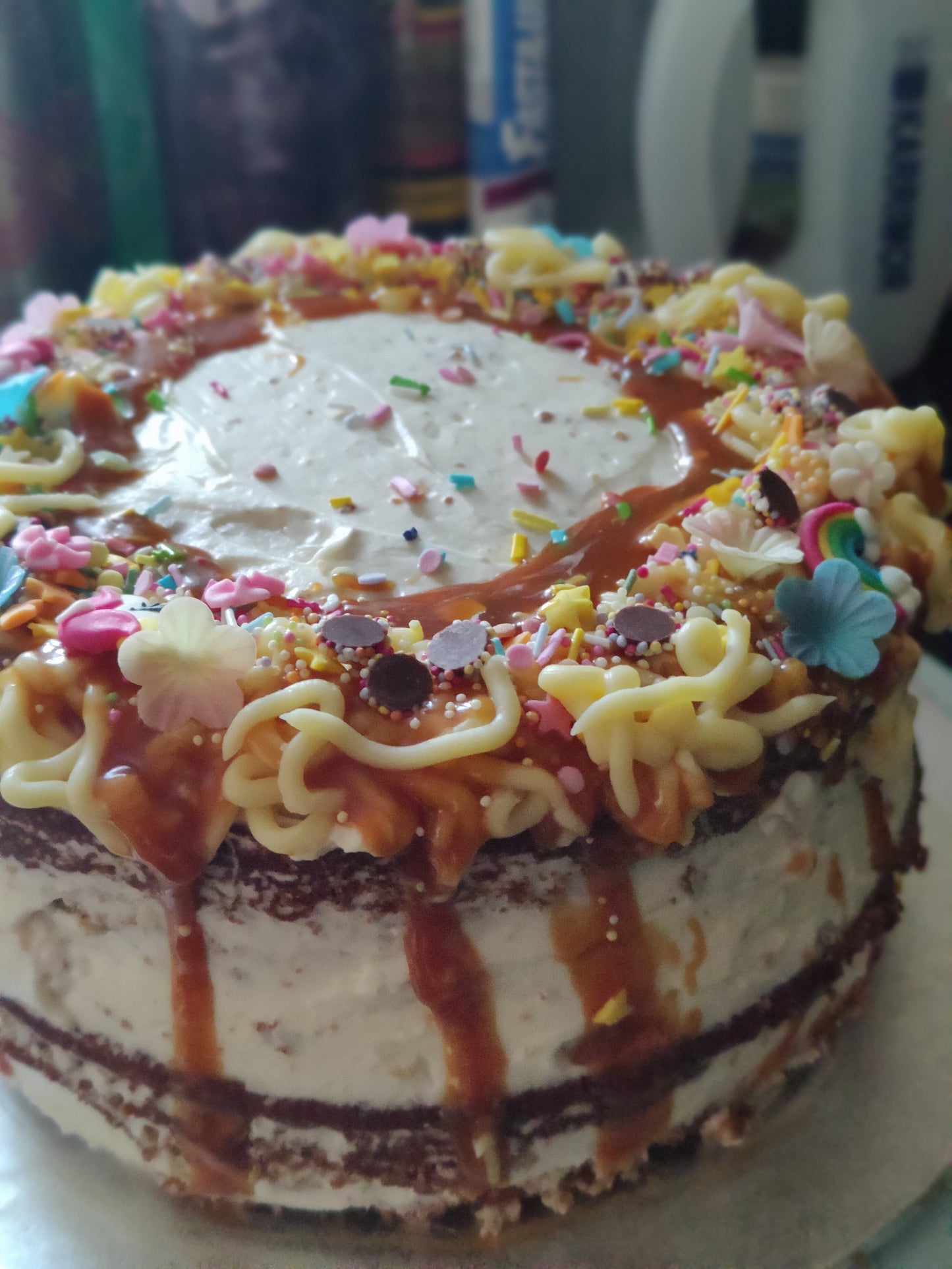 White Chocolate-Infused Celebration Cake