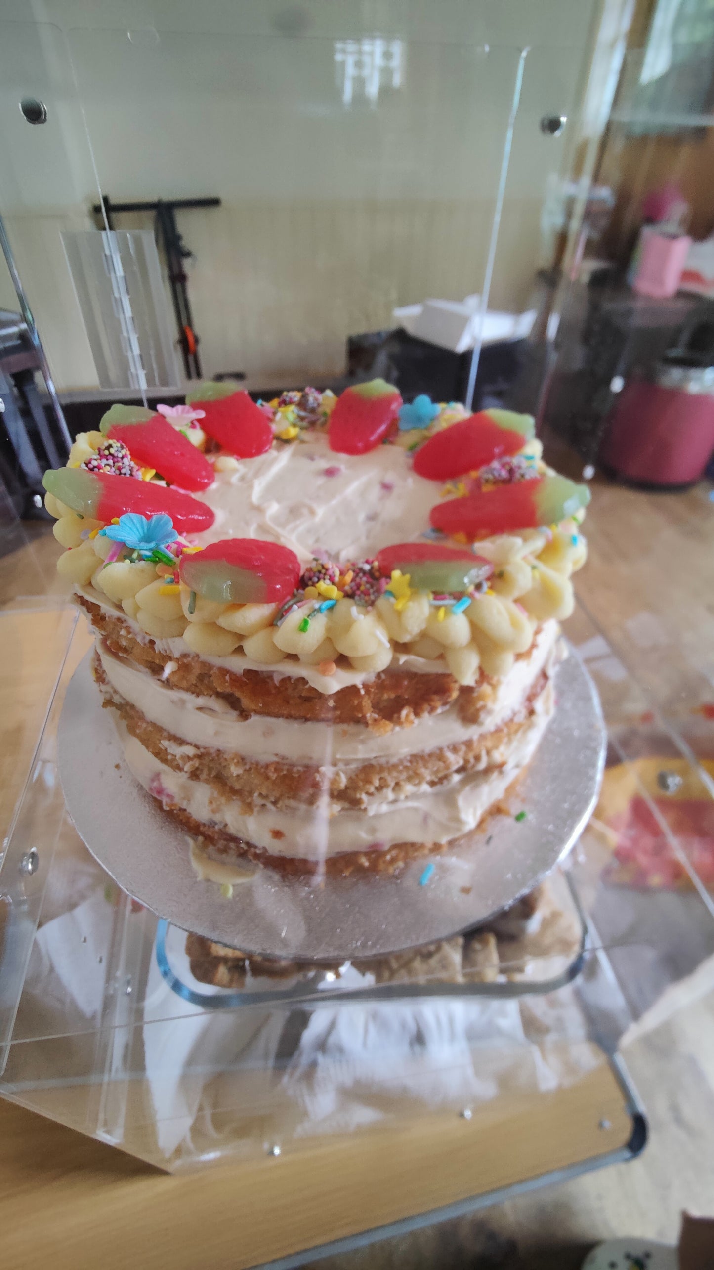 White Chocolate-Infused Celebration Cake