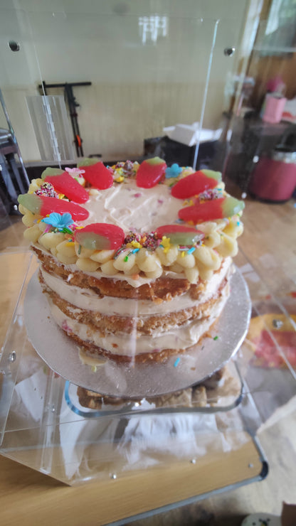 White Chocolate-Infused Celebration Cake
