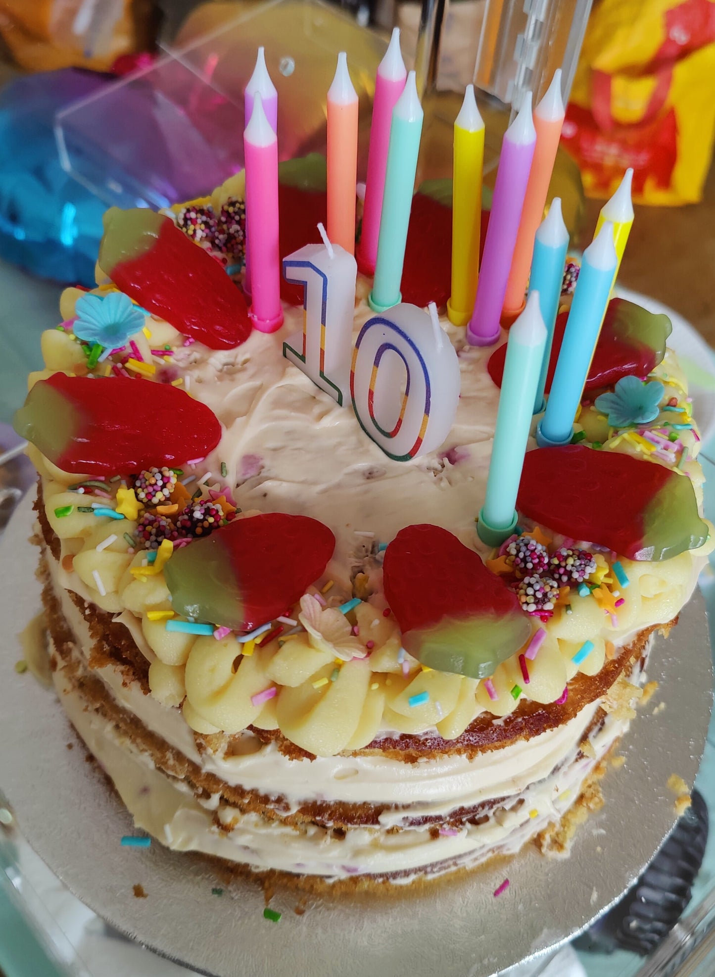 White Chocolate-Infused Celebration Cake